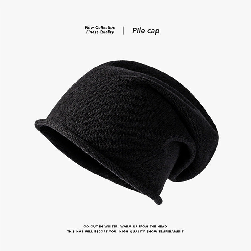 All-match Hedging Cap Fashion Plus Velvet Pile Hat