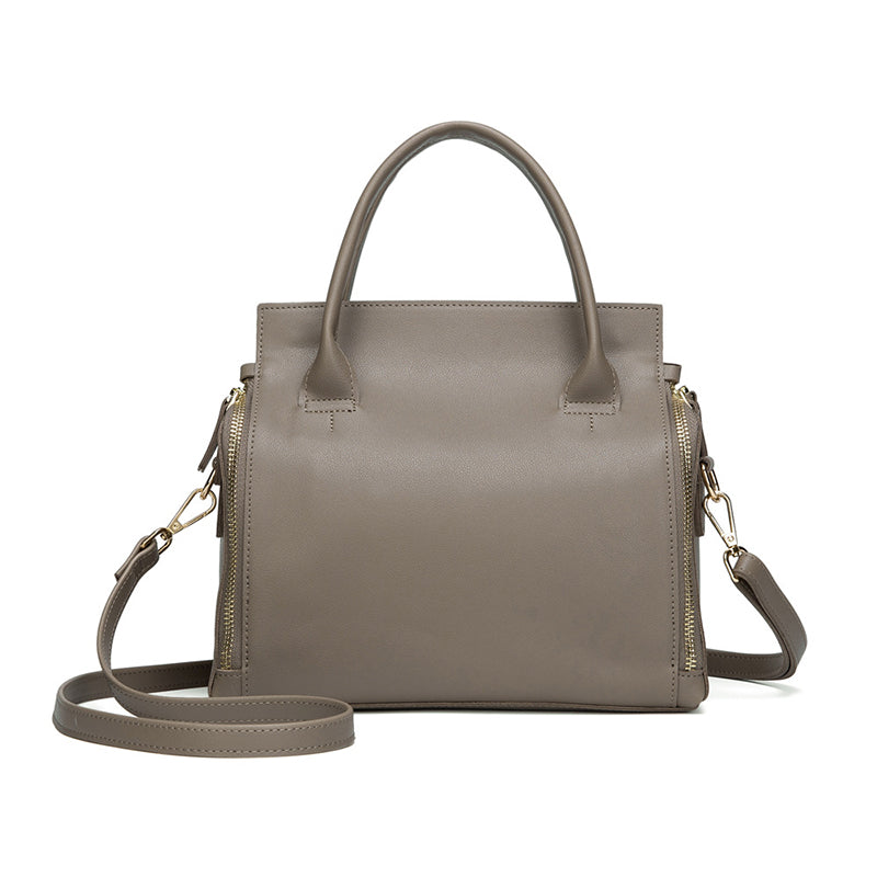 Women Solid Cosmetic Handbag Capacity Bag Multifunction Crossbody Bag