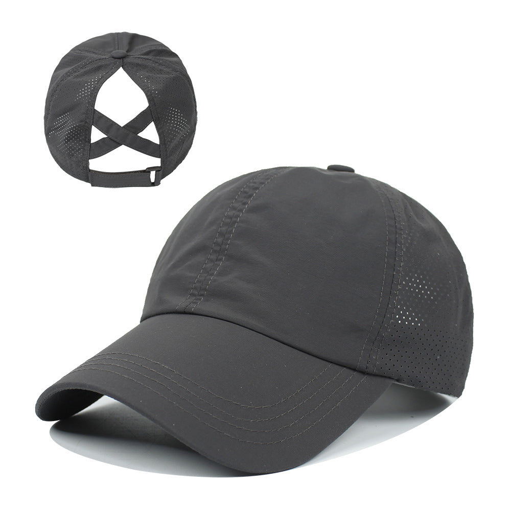 Breathable Sunshade Ponytail Baseball Cap