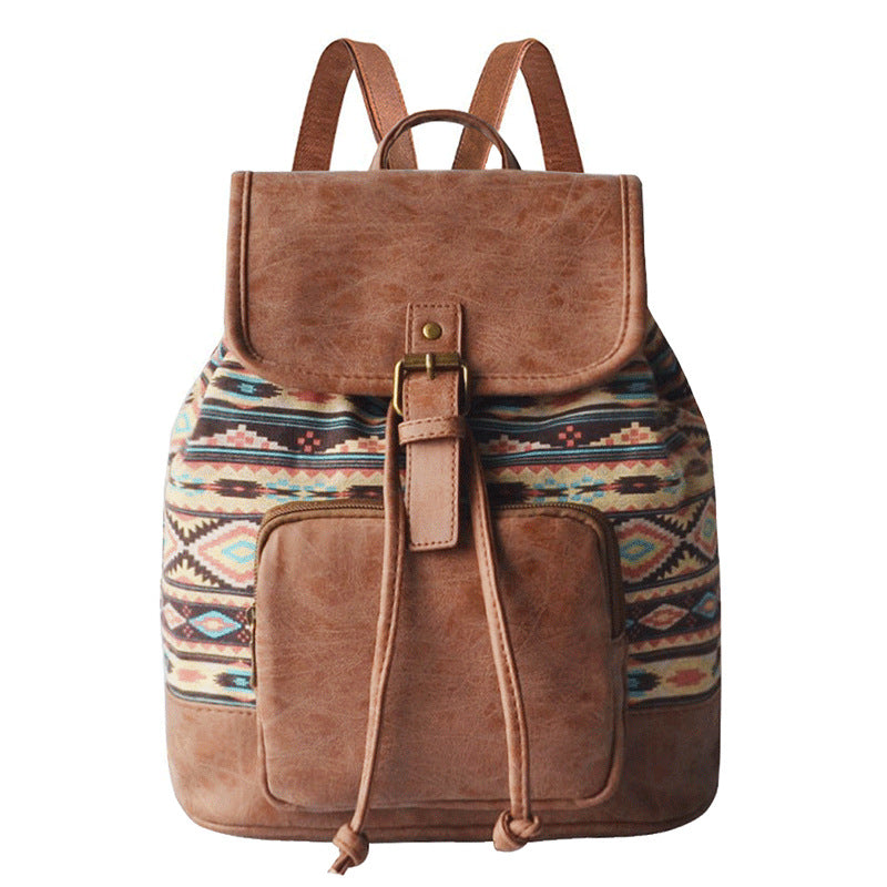 Vintage Bohemian Canvas Backpack