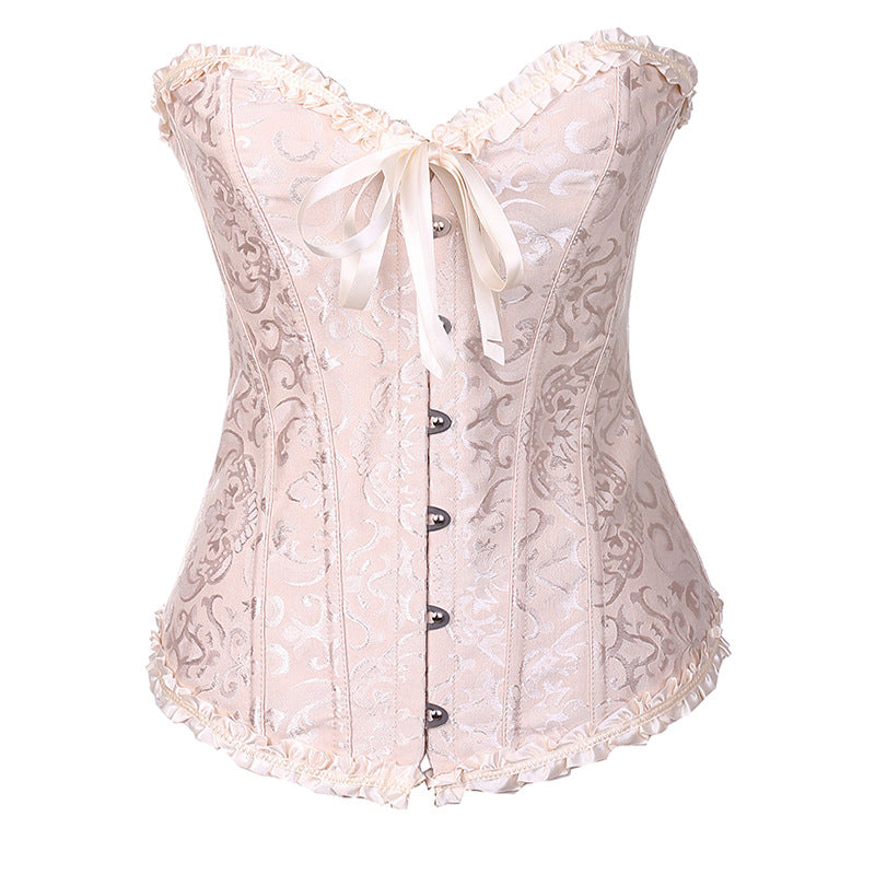 Ziibras™ Overbust Bustier Waist Cincher Body Shaper Corset