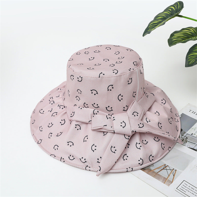 Bowknot Sunscreen Bucket Hat