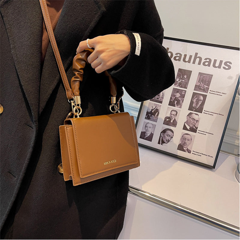 Ladies Workplace Sasual Solid Color Handbag Shoulder Bag