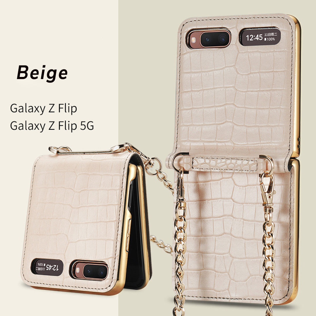 Corium Leather Makeup Diagonal Backpack Phone Case for Samsung Galaxy