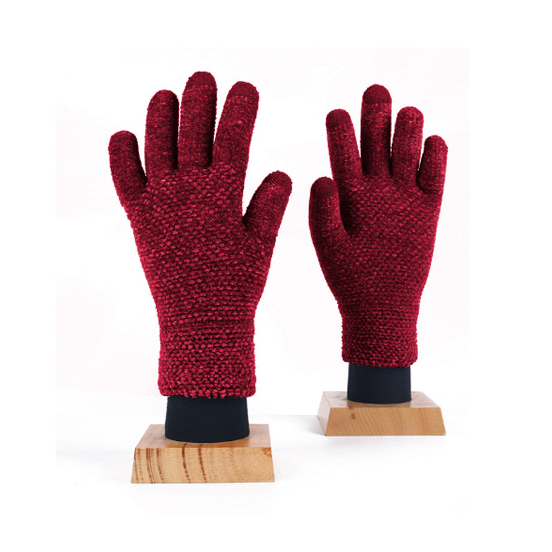 Double Layer Fleece Touchscreen Cycling Warm Gloves