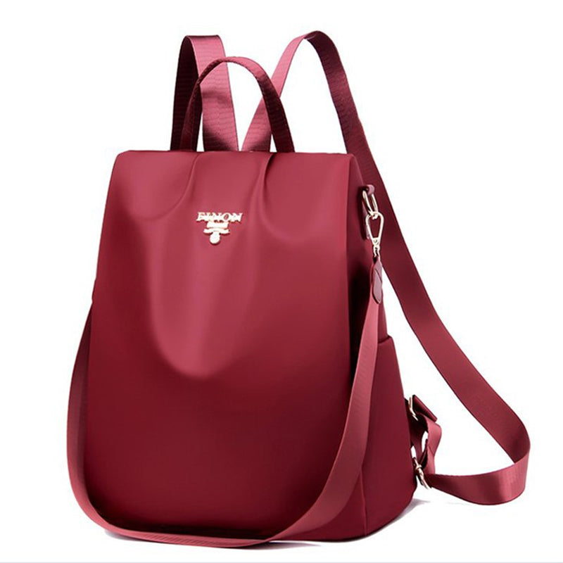 Women Waterproof Printed Nylon Anti-theft Backpack