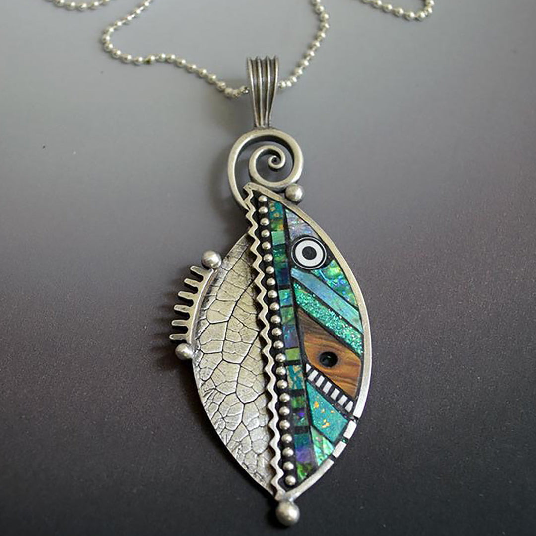 Fashion Abstract Leaves Necklace