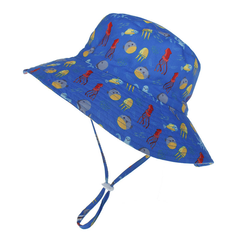 Baby breathable cool beach hat fisherman hat