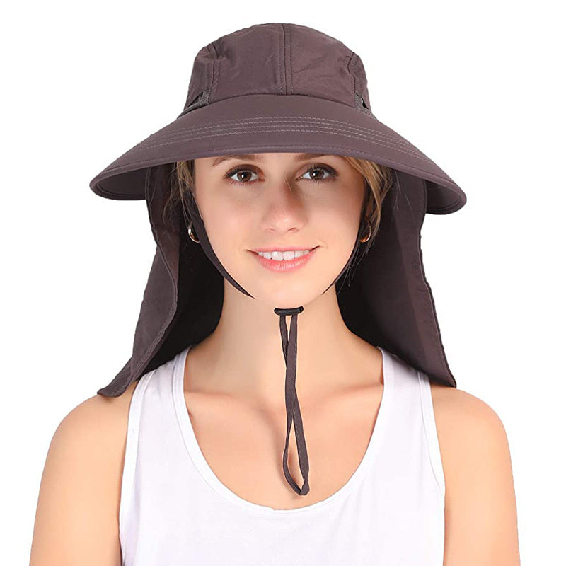 Outdoor uv protection waterproof mountaineering hat