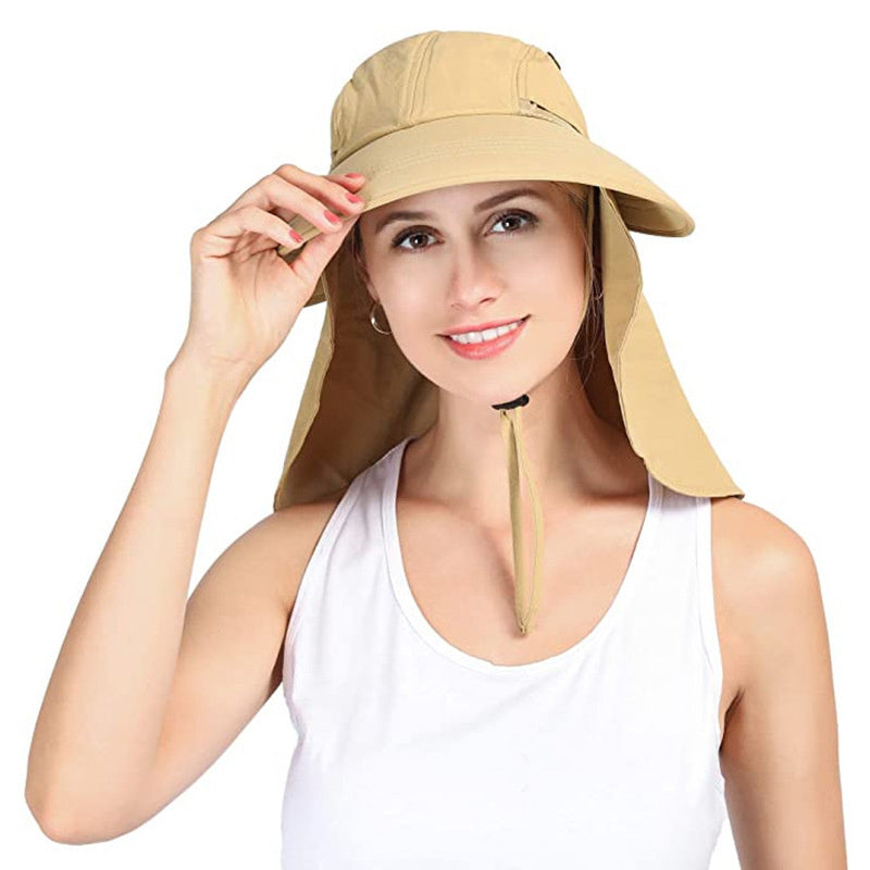 Outdoor uv protection waterproof mountaineering hat