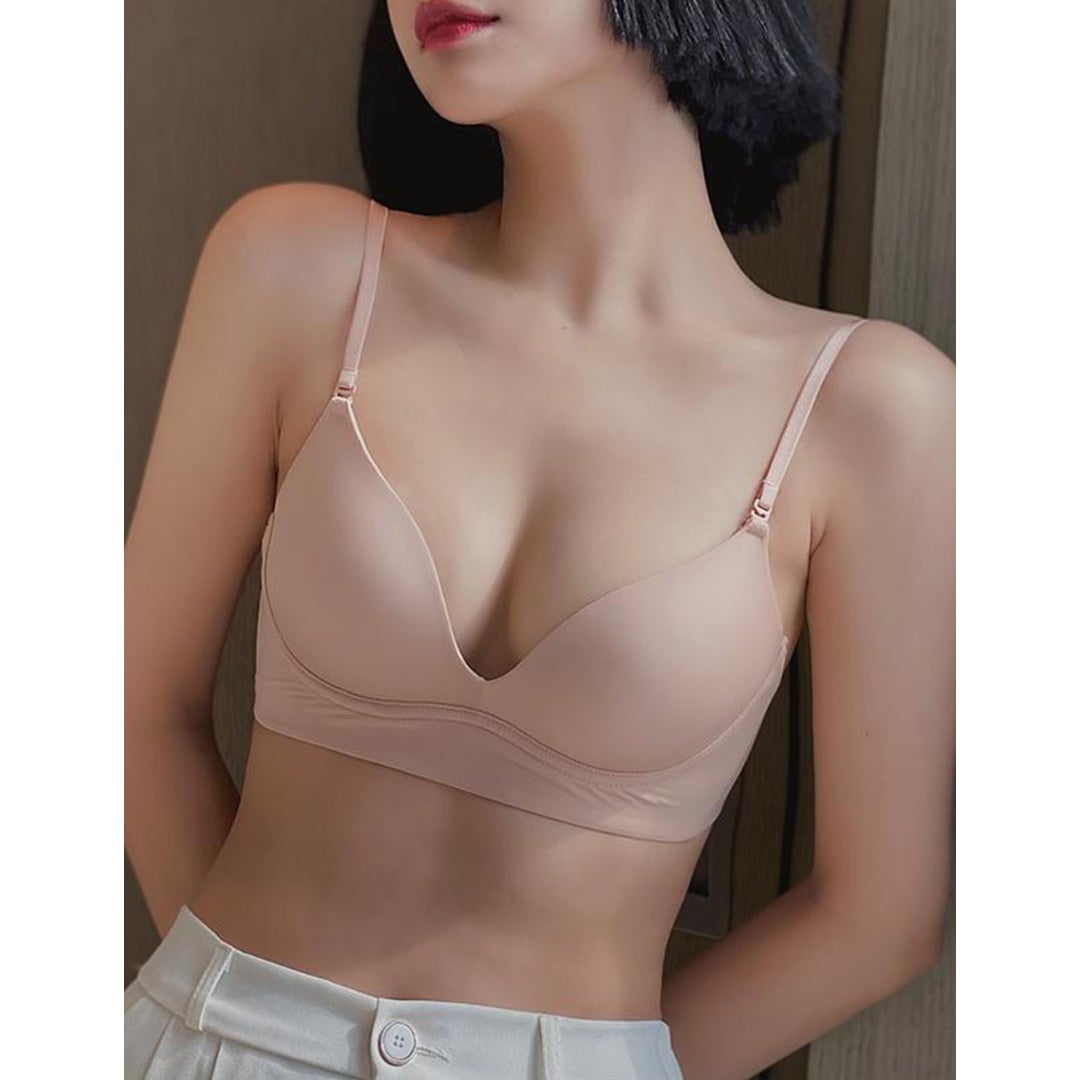 Push Up Thin Straps Seamless T-Shirt Bra