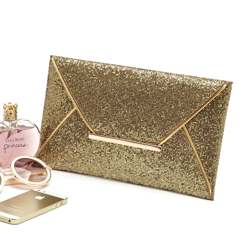 Fashion Sequined Envelope Clutch Bag Party Essential