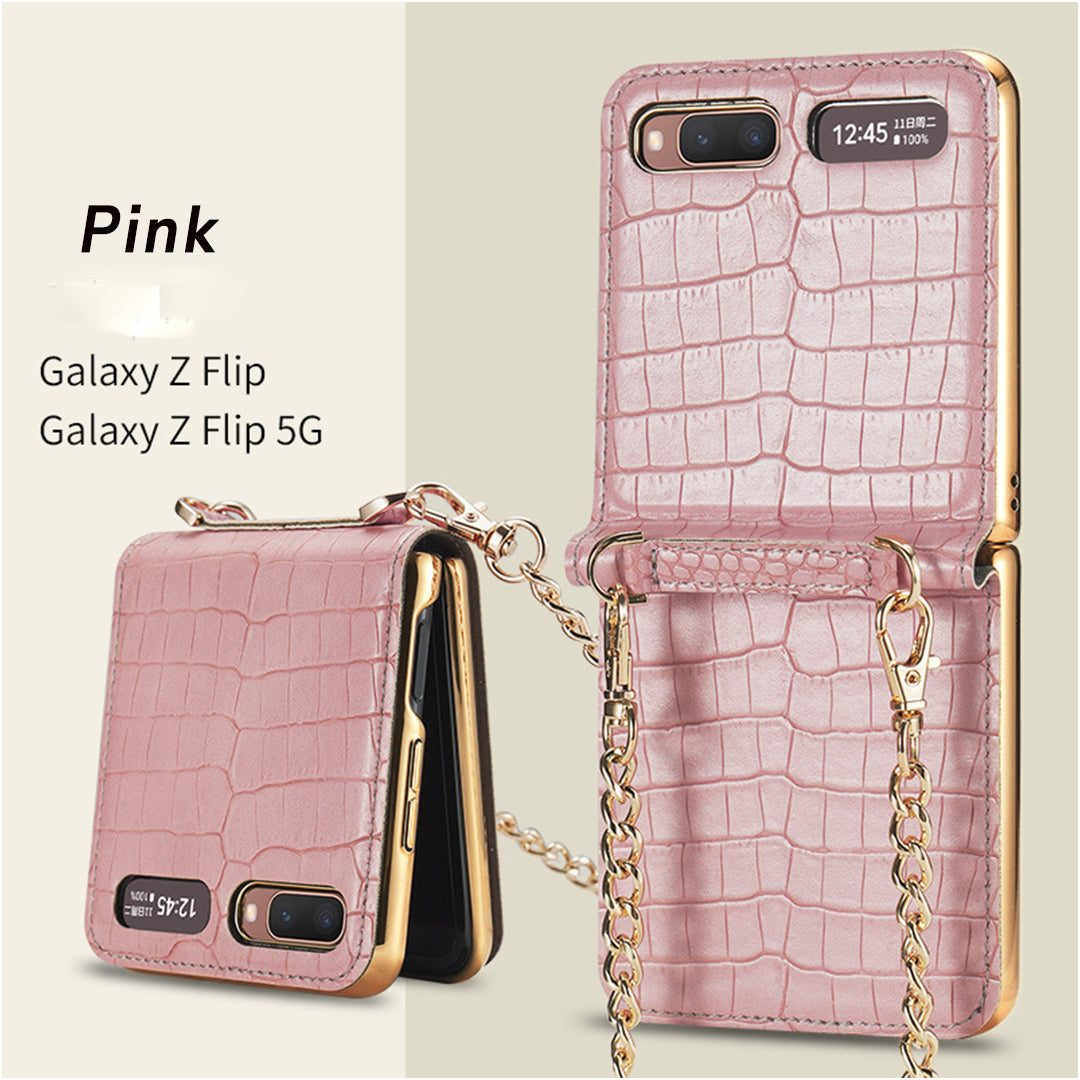 Corium Leather Makeup Diagonal Backpack Phone Case for Samsung Galaxy