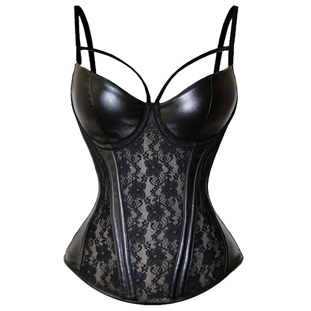 Ziibras™ Sexy Corset Lingeries Suspender Plus Size Lace Bustier Night Club Wear