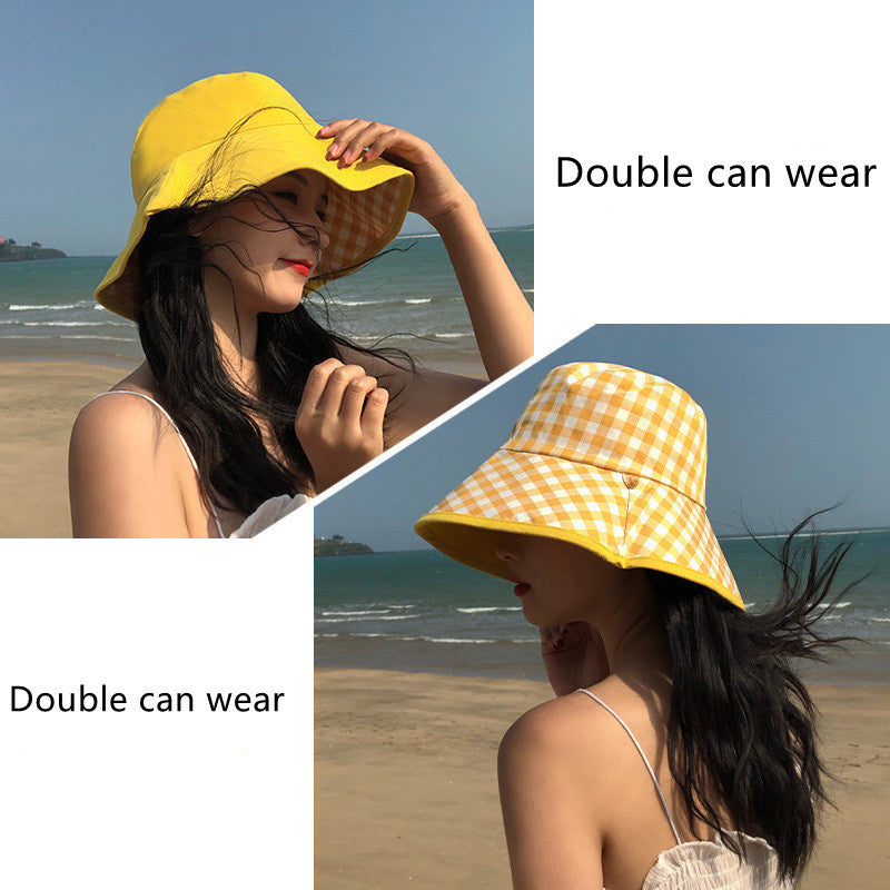 Versatile sun shade uv protection double side cap