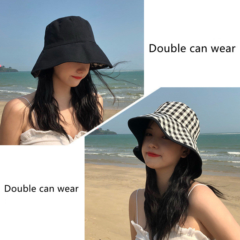 Versatile sun shade uv protection double side cap