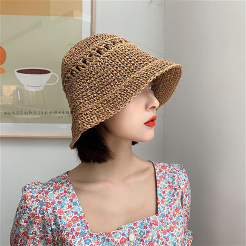 Linen Braided Breathable Basin Hat