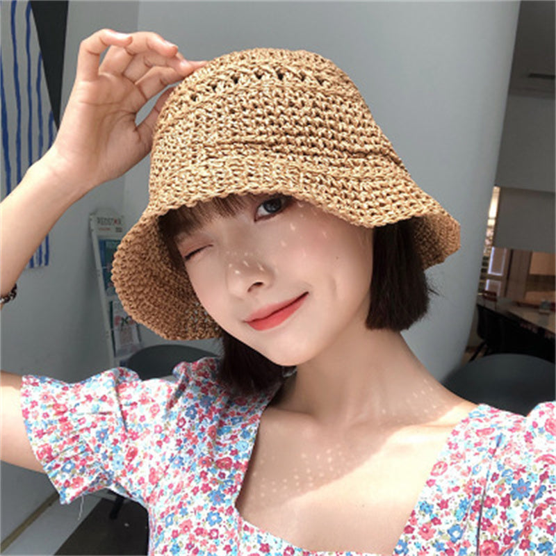 Linen Braided Breathable Basin Hat