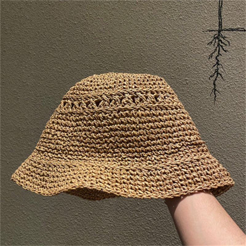 Linen Braided Breathable Basin Hat