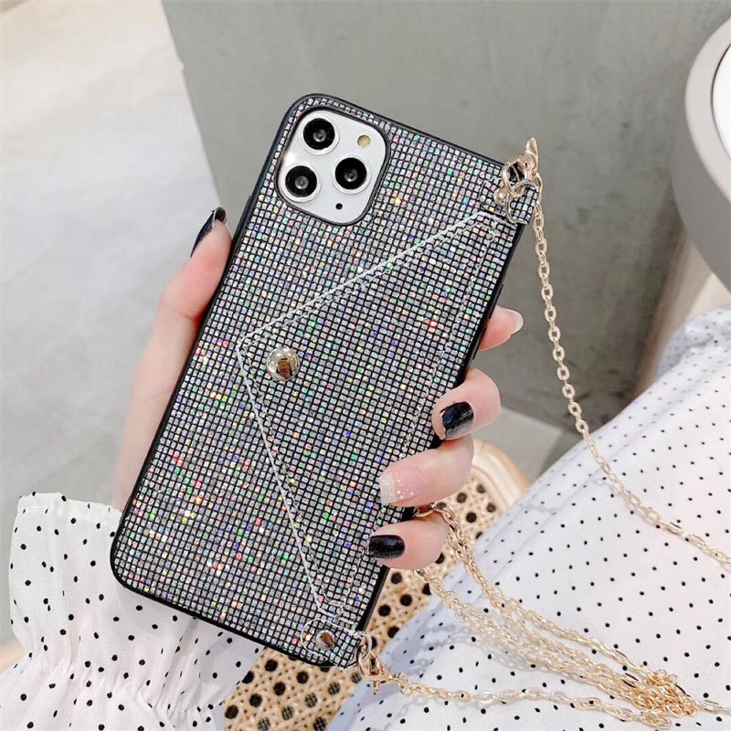 Sequin Shoulder Bag Coin Purse Phone Case