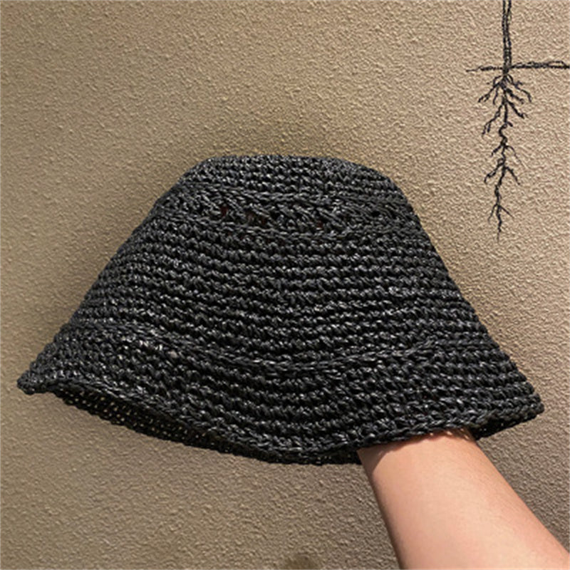 Linen Braided Breathable Basin Hat