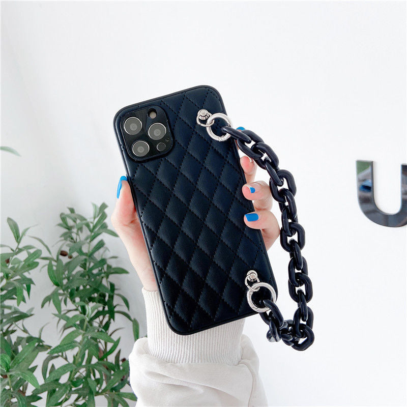 Hand strap shockproof phone case for iPhone12