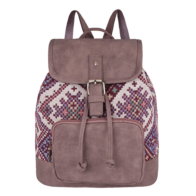 Vintage Bohemian Canvas Backpack