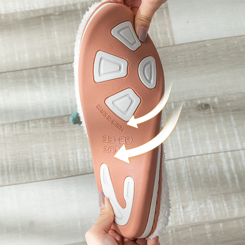 Lovers‘ Winter Home Non-Slip And Warm Plush Slippers