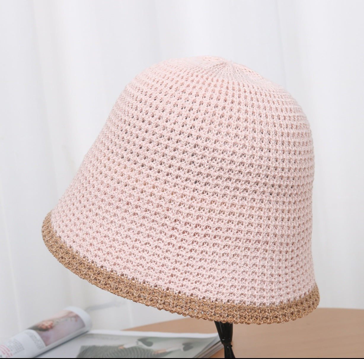 Stylish Breathable Woven Bucket Cap