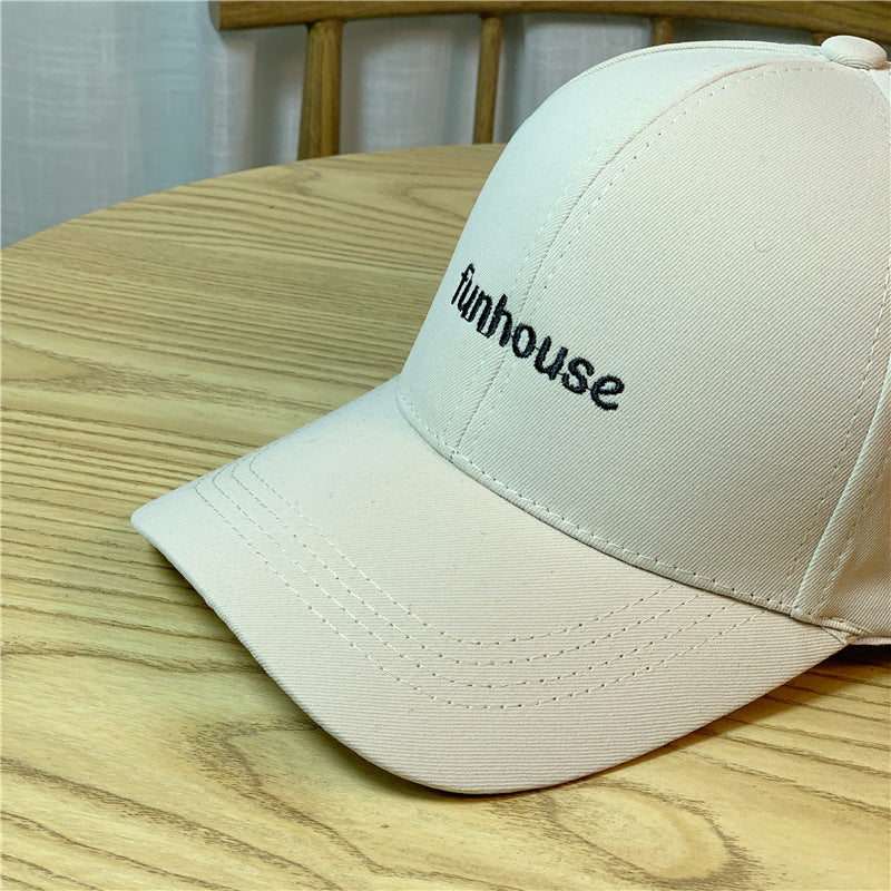 Funhouse Embroidered Couples Fashion Versatile Baseball Cap