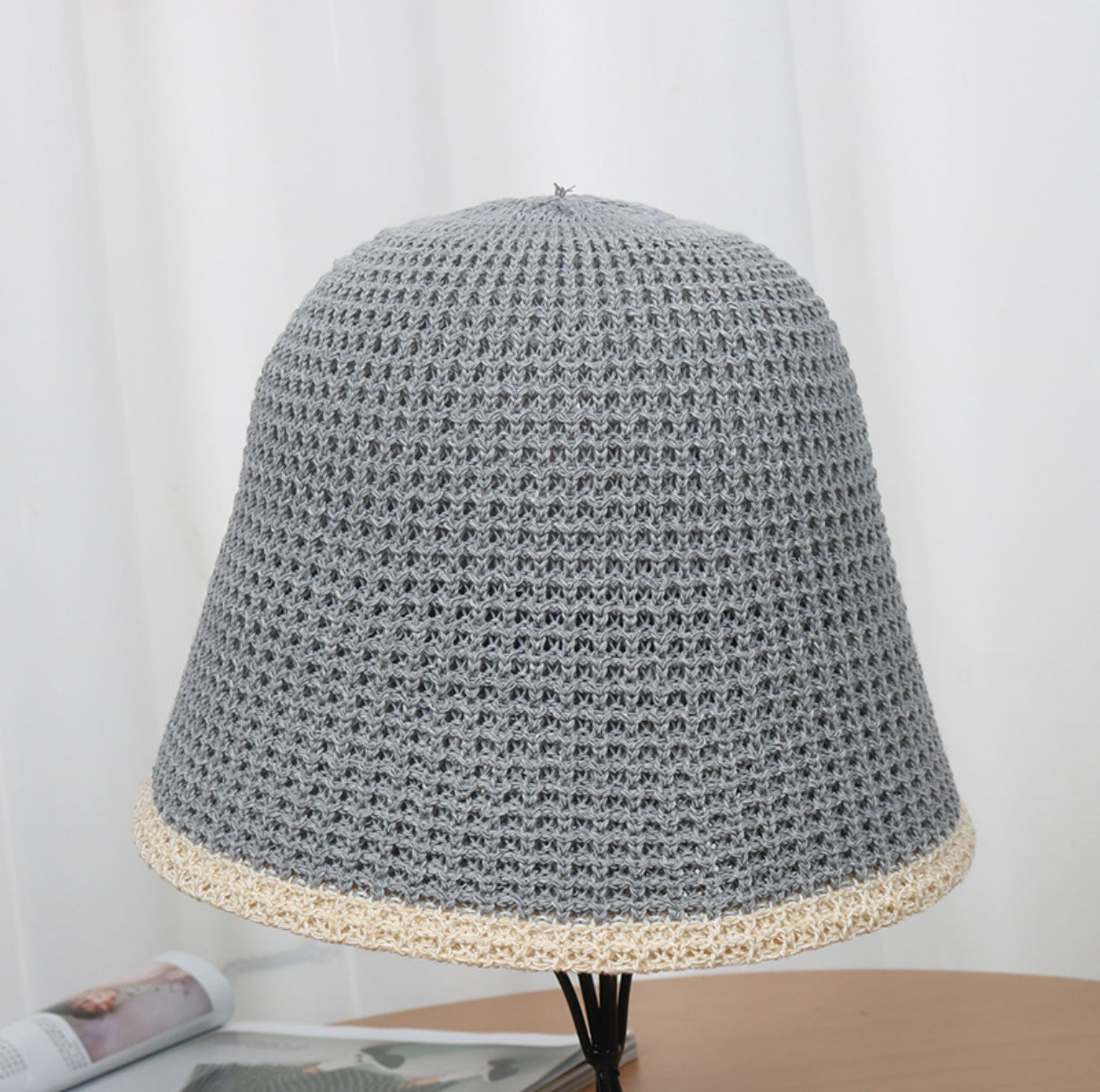 Stylish Breathable Woven Bucket Cap