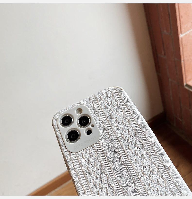 Boho Knitted Phone Case for iPhone 12