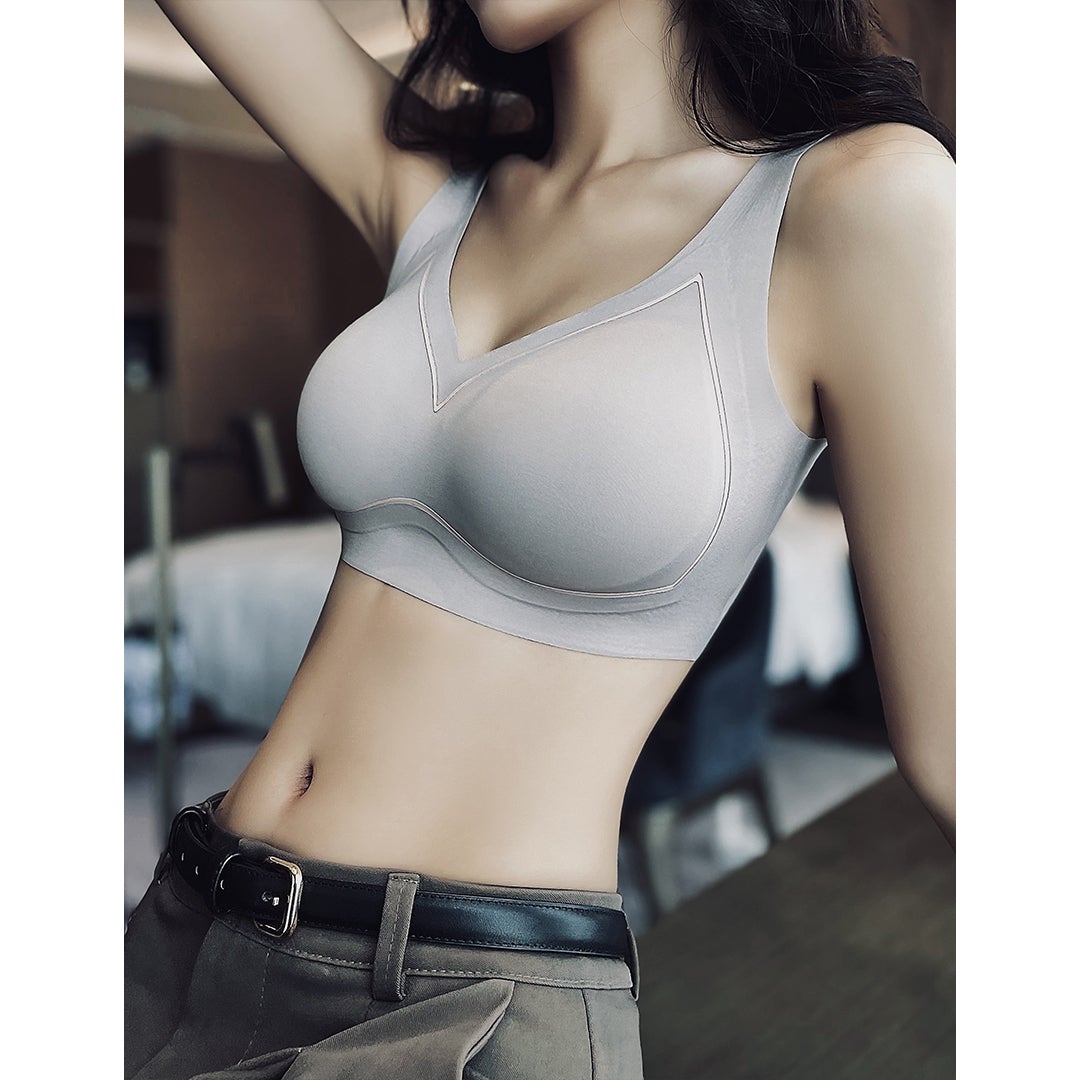 Seamless Removable Pad No-Hook Bra