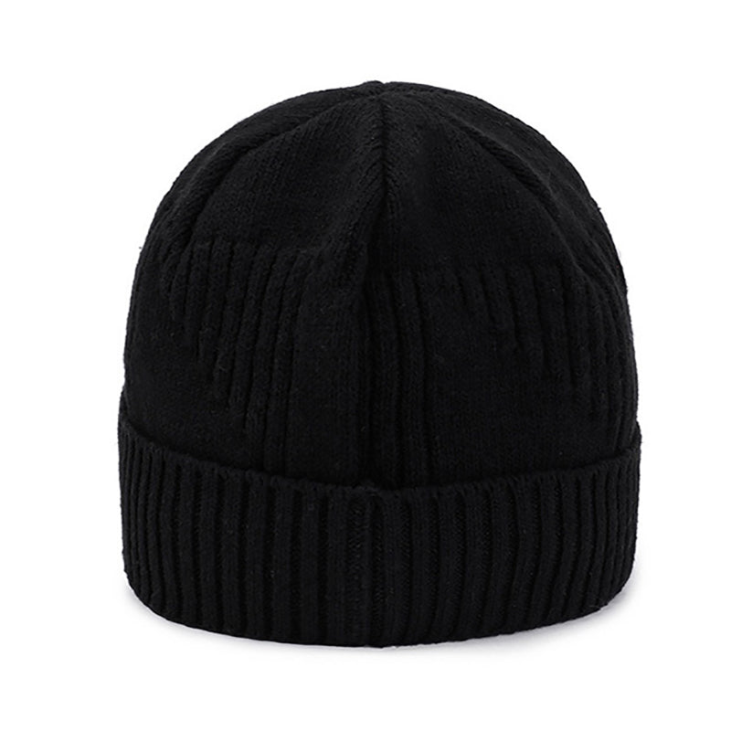 Winter Men's Warm Plus Wool Knitted Cap