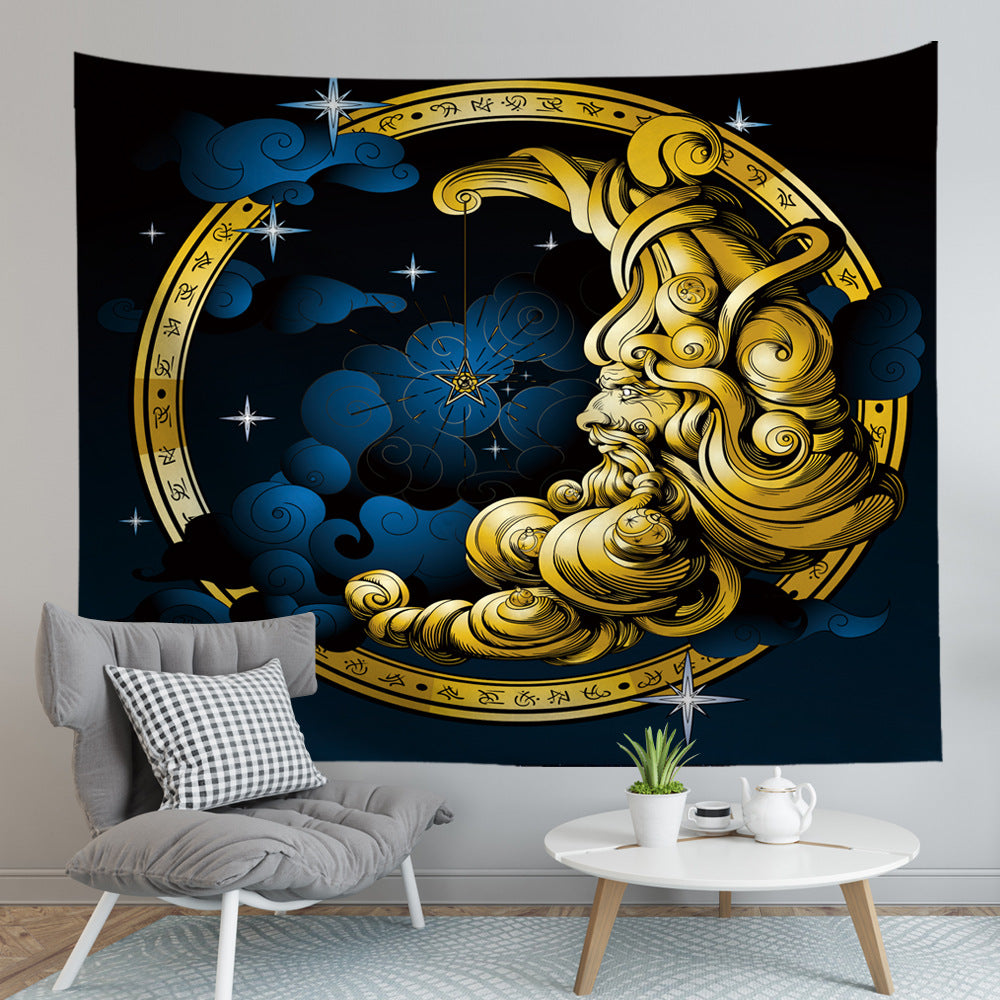 Sky Print Tapestry Beach Towel Blanket for Home and Outdoor