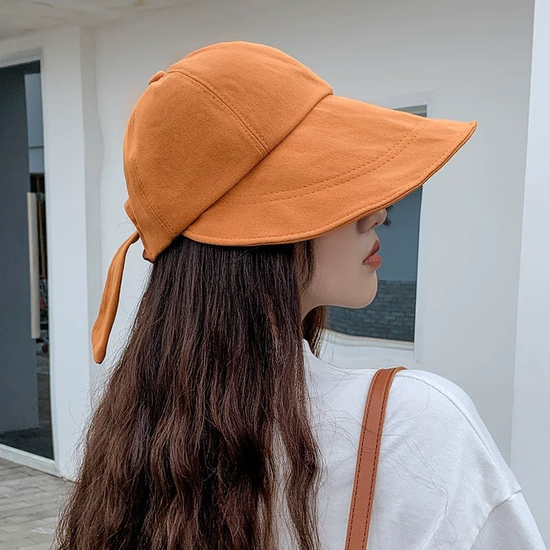 Fashion Lace-up Summer Sun Protection Cap