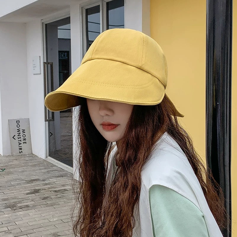 Fashion Lace-up Summer Sun Protection Cap