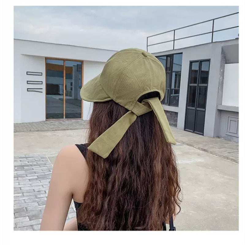 Fashion Lace-up Summer Sun Protection Cap