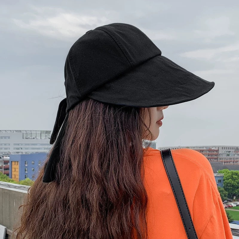 Fashion Lace-up Summer Sun Protection Cap