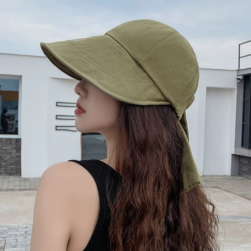 Fashion Lace-up Summer Sun Protection Cap