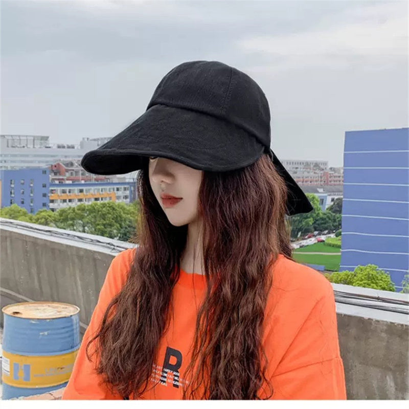 Fashion Lace-up Summer Sun Protection Cap