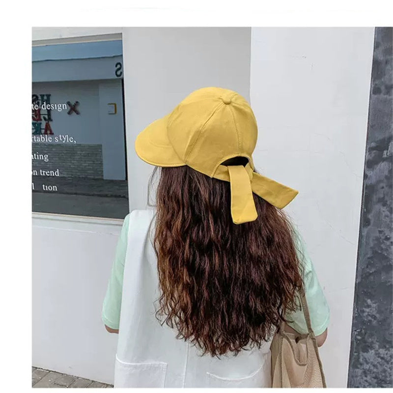 Fashion Lace-up Summer Sun Protection Cap