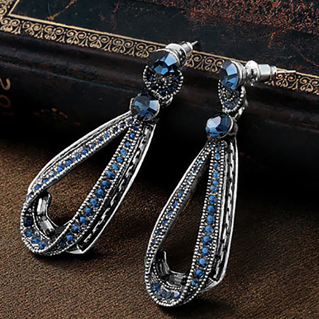 Fashion Rhinestone Decoration Earings