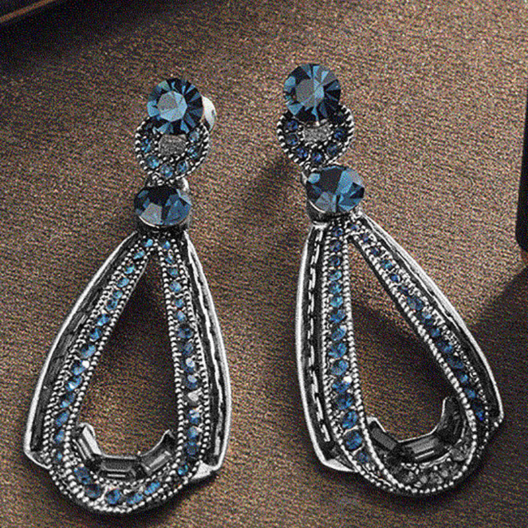 Fashion Rhinestone Decoration Earings
