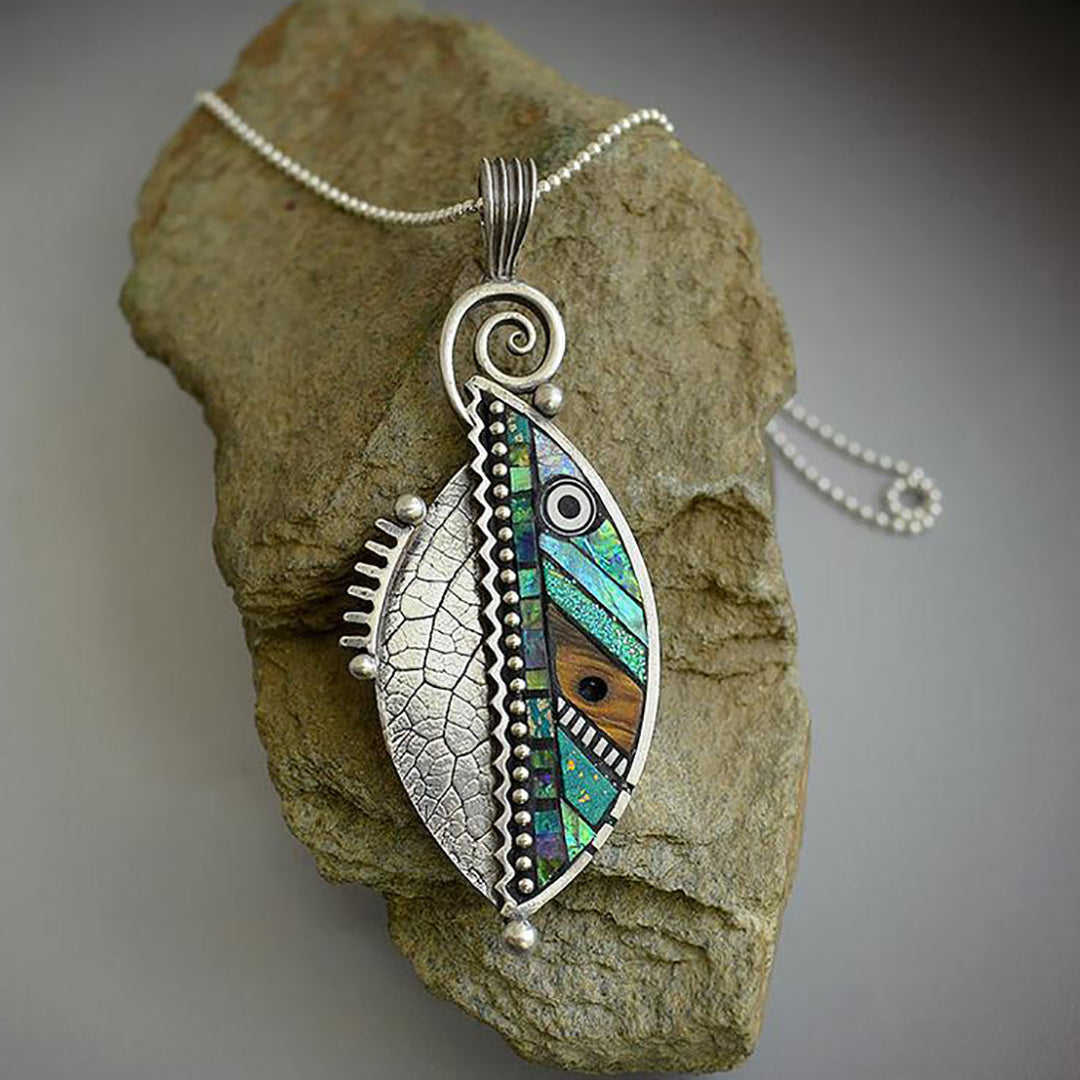 Fashion Abstract Leaves Necklace