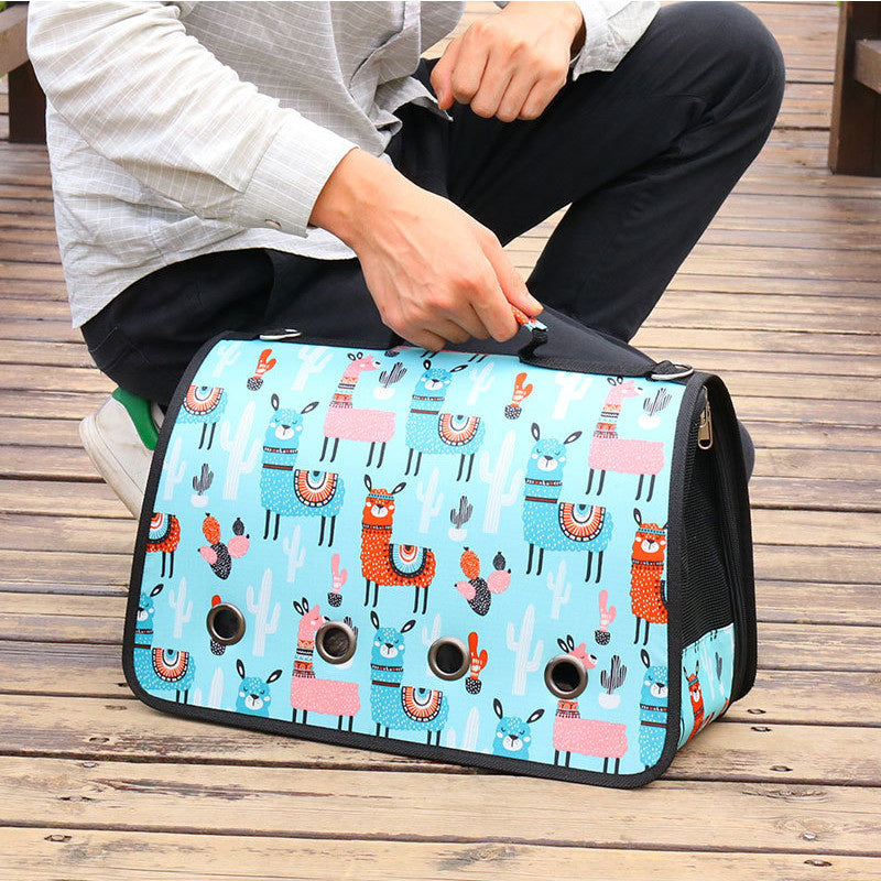 New 8-hole Breathable Portable Pet Bag