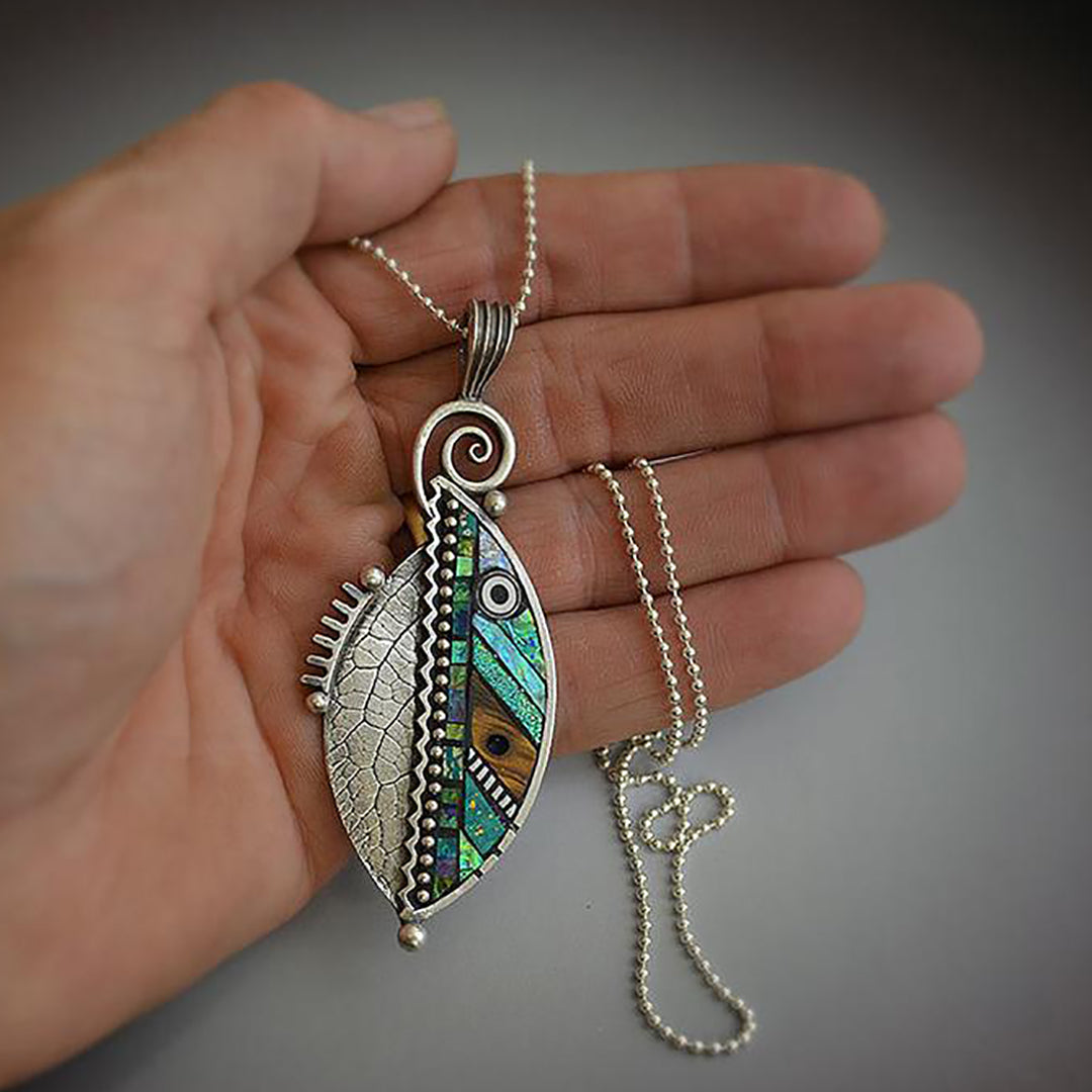 Fashion Abstract Leaves Necklace