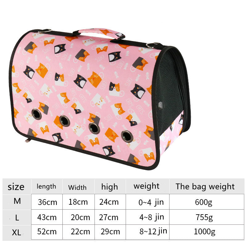 New 8-hole Breathable Portable Pet Bag