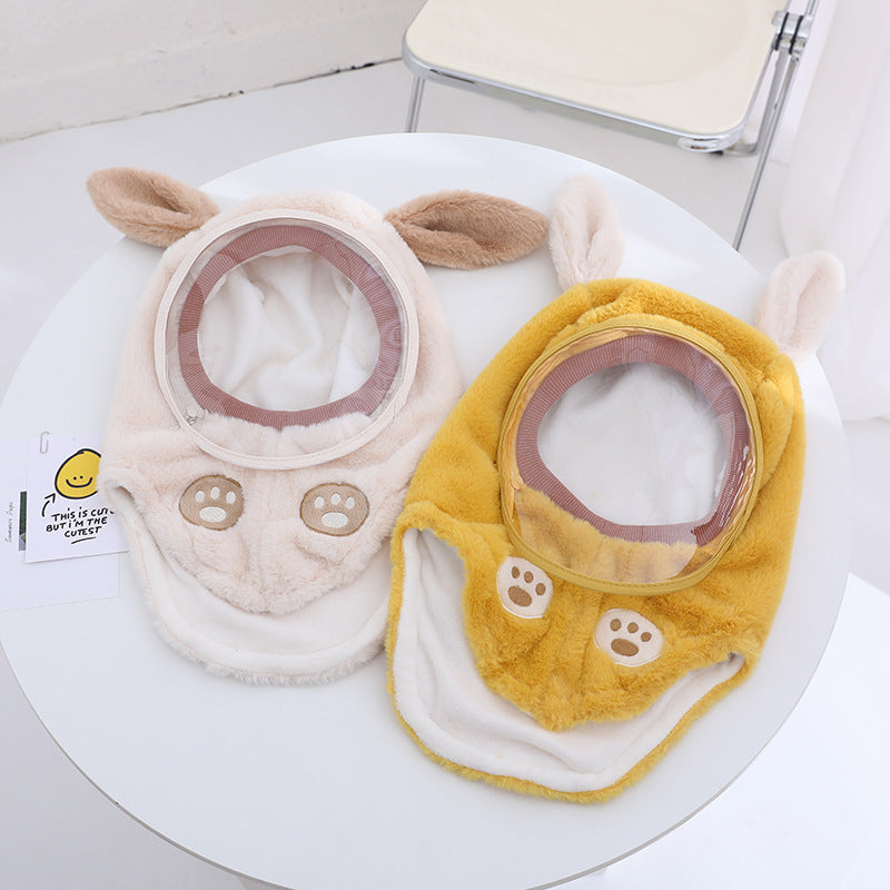Children's Windproof Warm Hat And Face Mask One-Piece