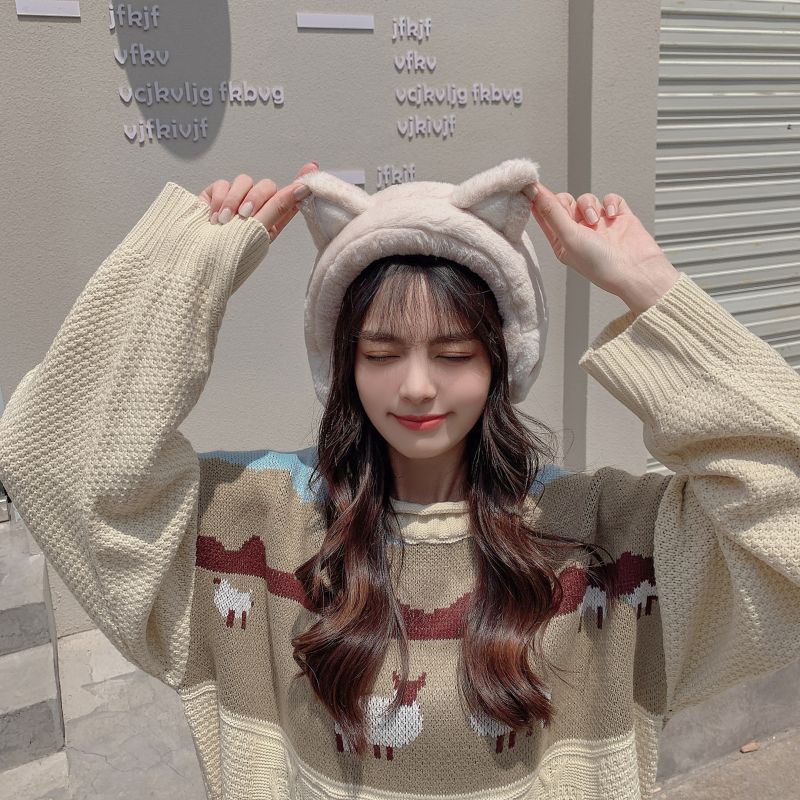 Cute Cat's Claw Warm Earmuffs